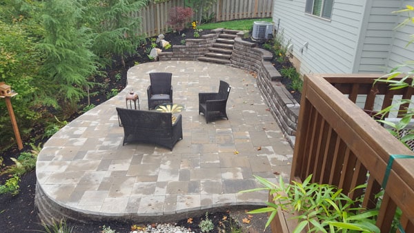 Patio hardscape